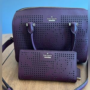 Kate Spade Speedy Crossbody & matching wallet